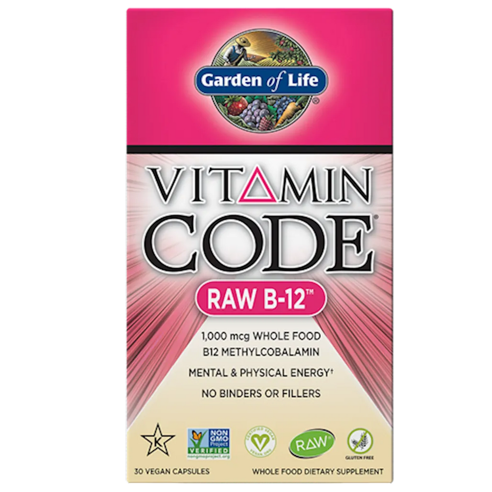 Vitamin Code Vitamin B12 30 vegcaps Garden of life