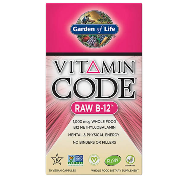 Vitamin Code Vitamin B12 30 vegcaps Garden of life