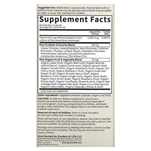 Vitamin Code Vitamin B12 30 vegcaps Garden of life