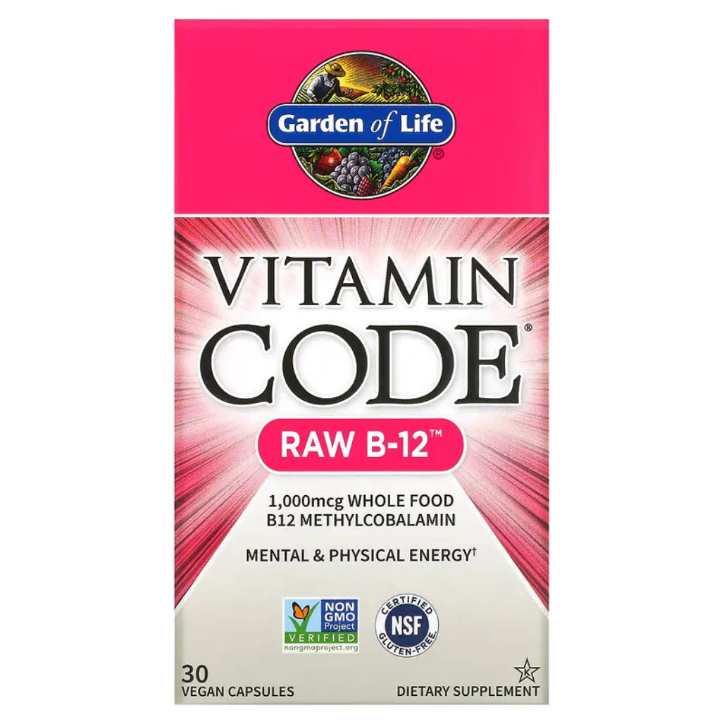 Vitamin Code Vitamin B12 30 vegcaps Garden of life