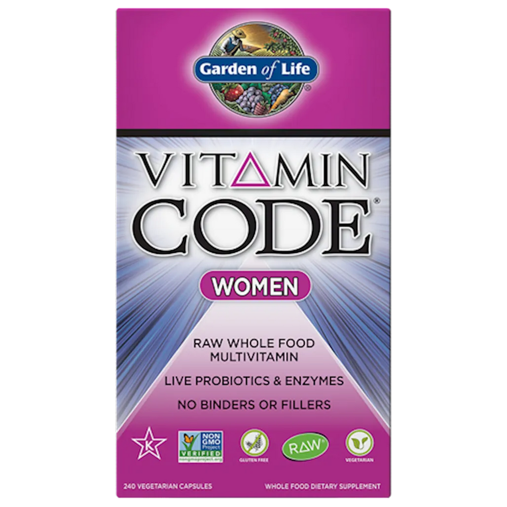 Vitamin Code Women's Multi 240 vegcaps Garden of life