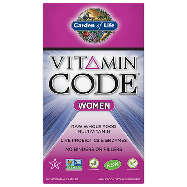 Vitamin Code Women's Multi 240 vegcaps Garden of life