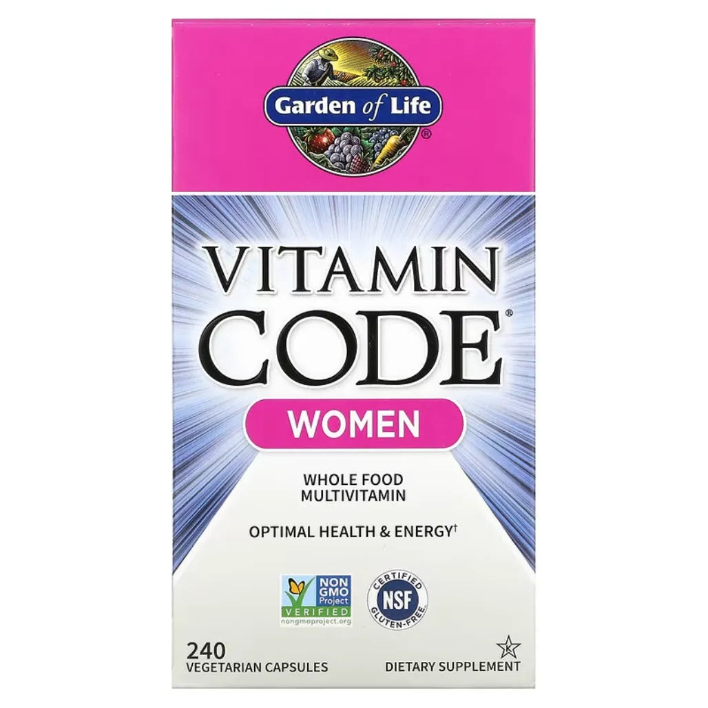 Vitamin Code Women's Multi 240 vegcaps Garden of life