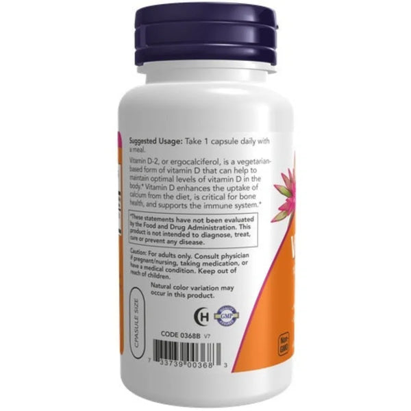 Vitamin D 1000 IU 120 vcaps NOW