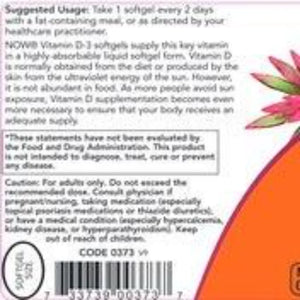 Vitamin D-3 5000 IU 240 NOW