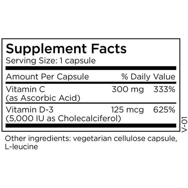 Vitamin D-3, 5,000 IU Metabolic Maintenance