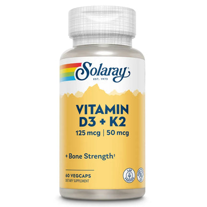 Vitamin D-3 & K-2 60 Solaray