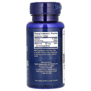 Vitamin D3 1,000IU Life Extension