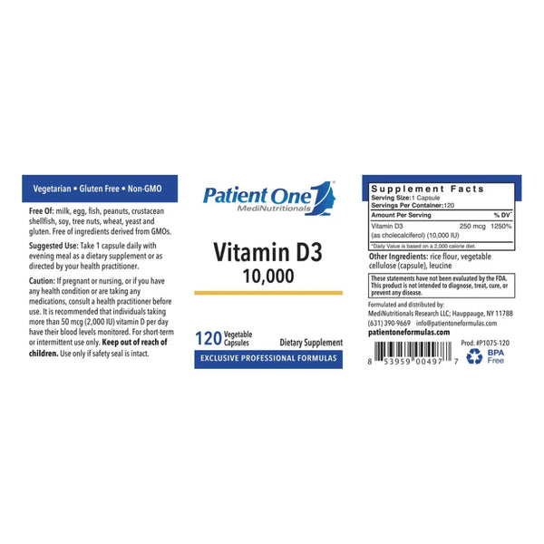 Vitamin D3 10000IU by Patient One