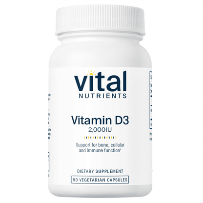 Vitamin D3 2,000 IU by Vital Nutrients at Nutriessential.com