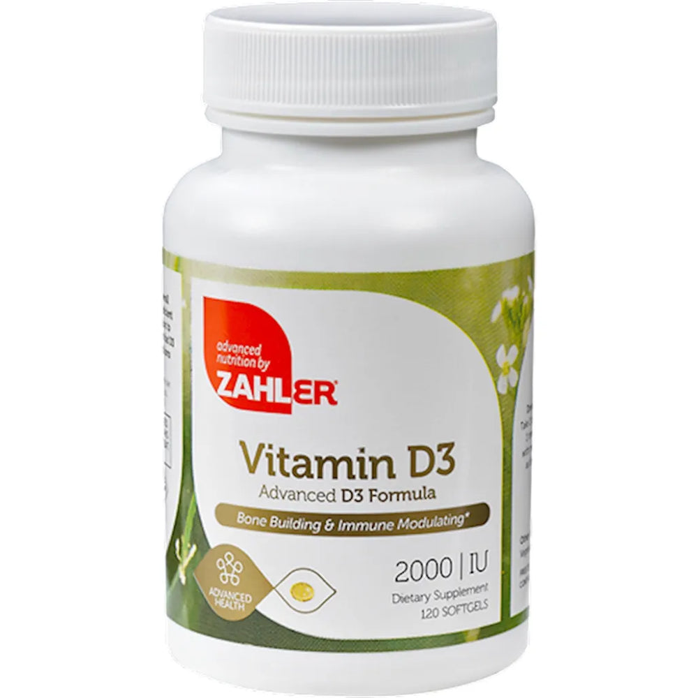 Vitamin D3 2000 IU Advanced Nutrition by Zahler