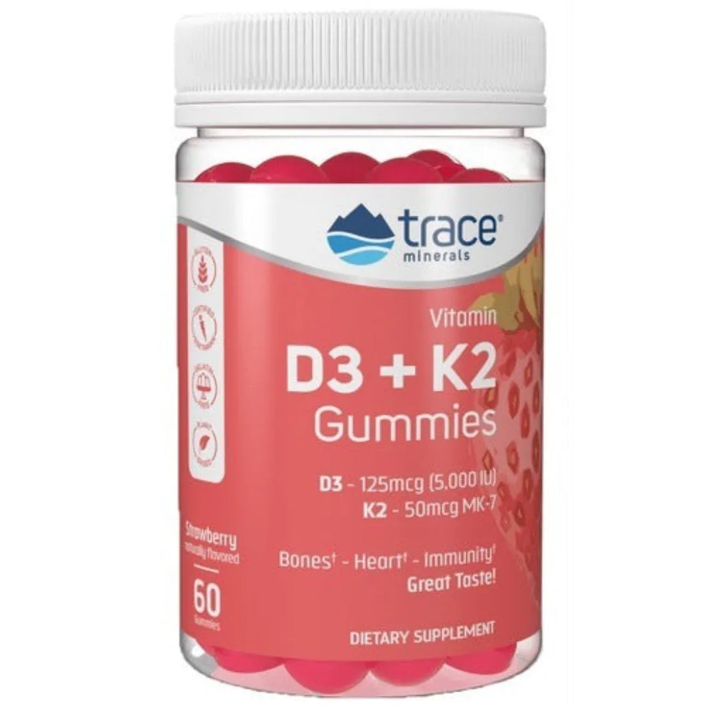 Vitamin D3 + K2 Gummies Trace Minerals Research