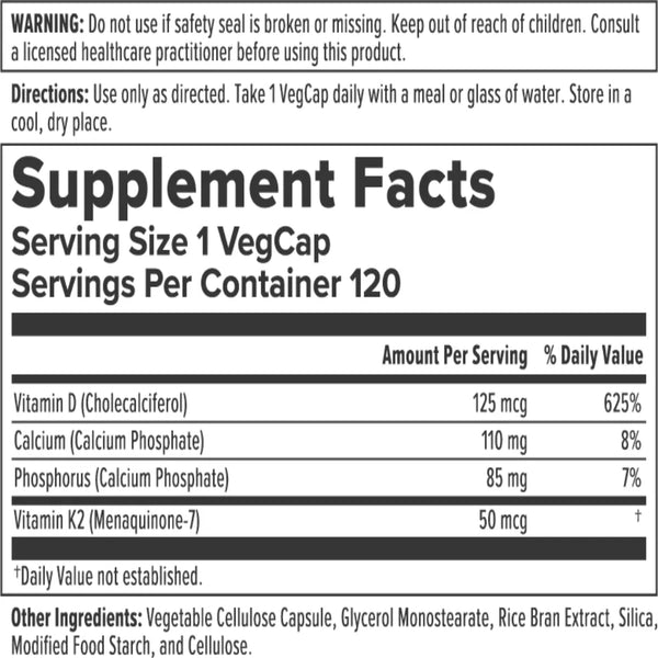 Vitamin D3 & K2