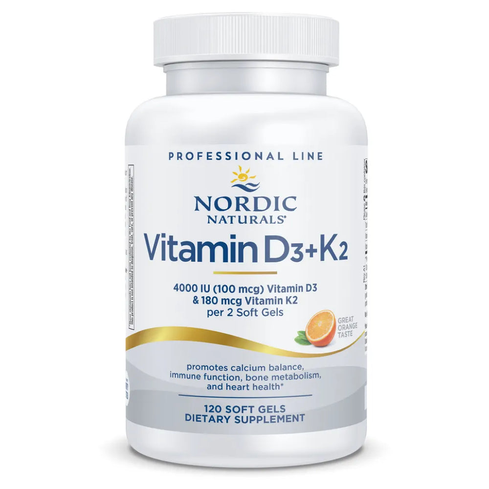 Vitamin D3+K2, Orange by Nordic Naturals