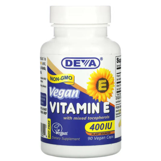 Vitamin E 400 IU-Mixed Tocopherols Deva Nutrition LLC