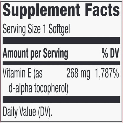 Vitamin E Natures way