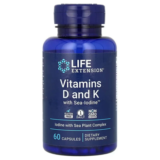 Vitamins D and K with Sea-Iodine Life Extension