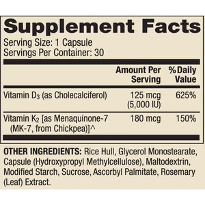 Vitamins D3 and K2 Dr. Mercola