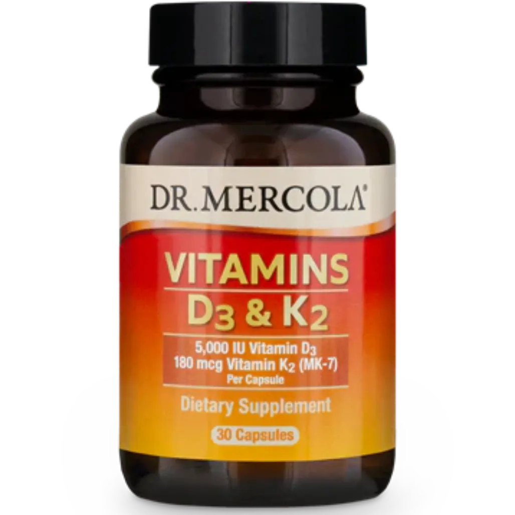 Dr. Mercola Vitamins D And K2 30 Capsules Nutriessential