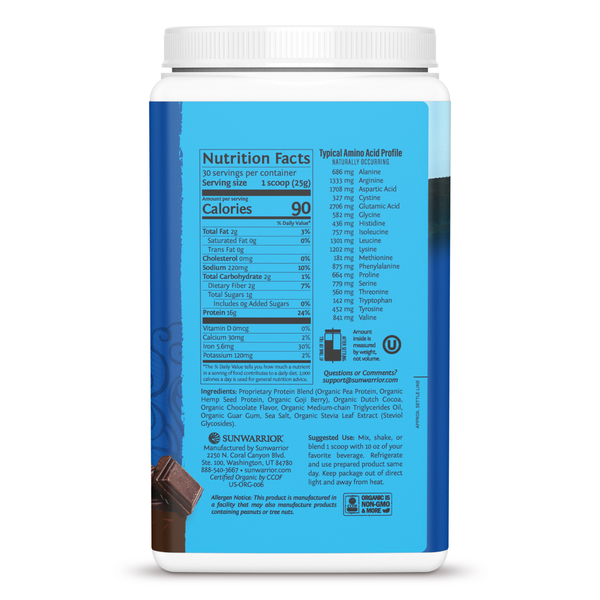 Warrior Blend Organic, Chocolate