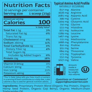 Warrior Blend Unflavored Sunwarrior