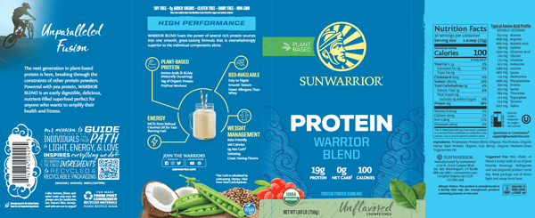 Warrior Blend Unflavored by Sunwarrior at Nutriessential.com