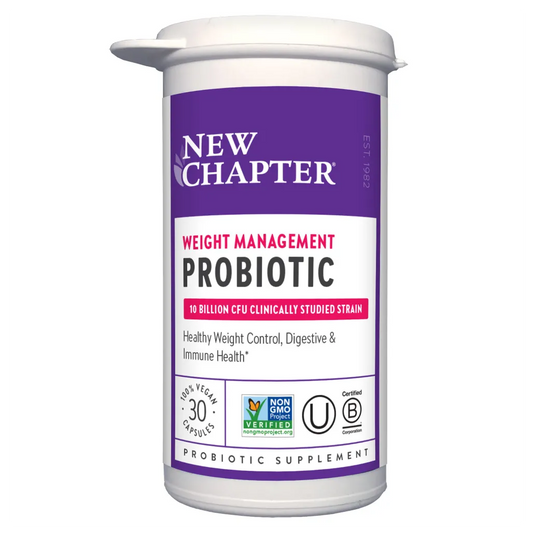 New Chapter Weight Management Probiotic - supports digestive health and healthy weight control