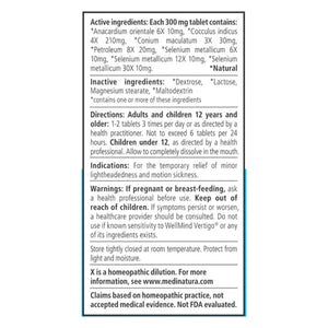 Wellmind Vertigo Tablets MediNatura