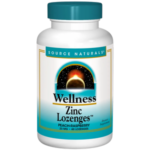 Wellness Zinc Lozenges, peach raspberry