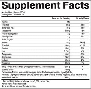 Whey Factors Protein Powder Mix - Double Chocolate by Natural Factors