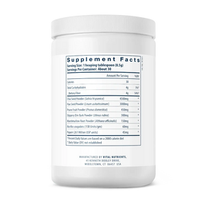 Ingredients of Whole Fiber Fusion Powder Dietary Supplement - Dietary Fiber, Chia Seed Powder, Flax Seed Powder