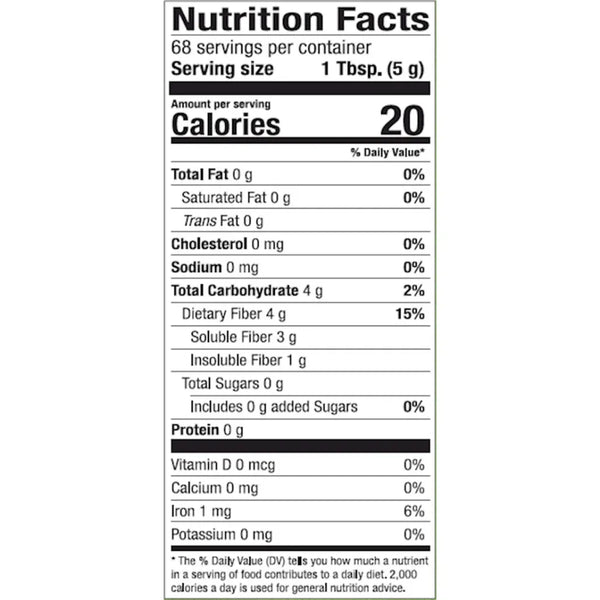 Whole Husk Psyllium Dr. Mercola