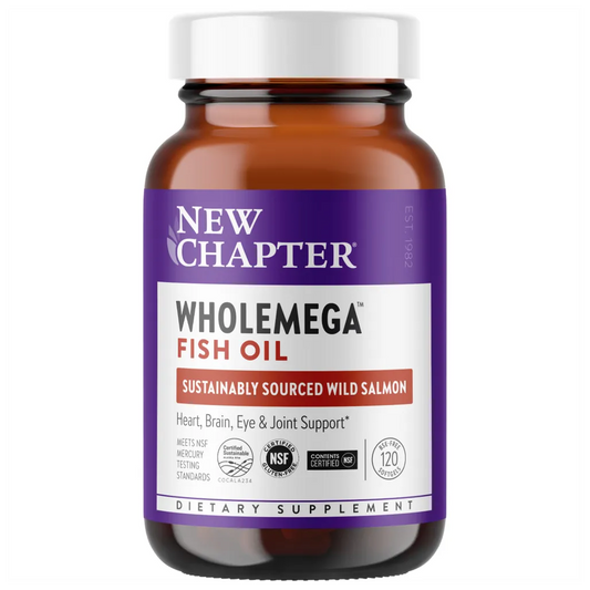 New Chapter Wholemega 1000 mg - supports heart, brain, eyes and joint support