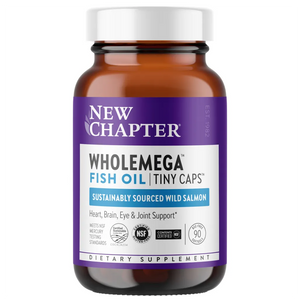 New Chapter Wholemega 500 mg - supports heart, brain, eyes and joint support
