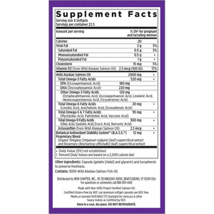 Ingredients of Wholemega For Moms dietary supplement - omega-3 fatty acids, vitamin D3