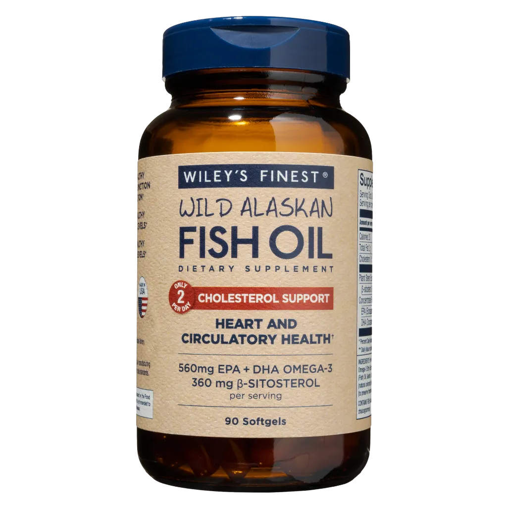 Wild AK Fish Oil Chol Supp Wiley's Finest