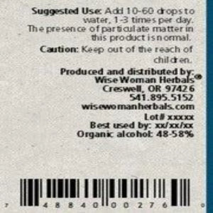 Women's Cramp bark Compound Wise Woman Herbals