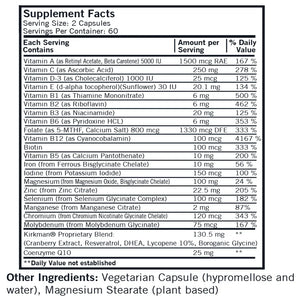 Womens MultiVitamin Mineral Kirkman labs