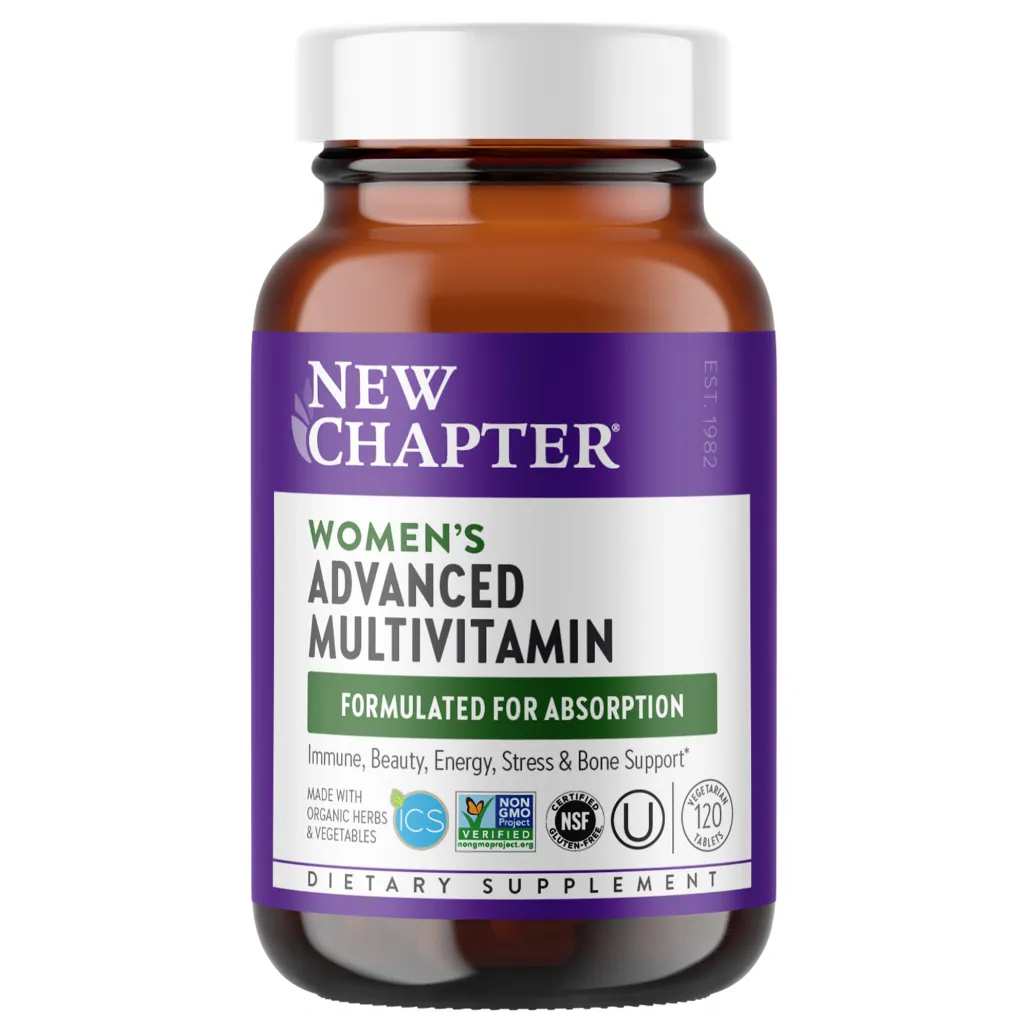 New Chapter  Women's Advanced Multi - Supports immune health, stress support & hormone health