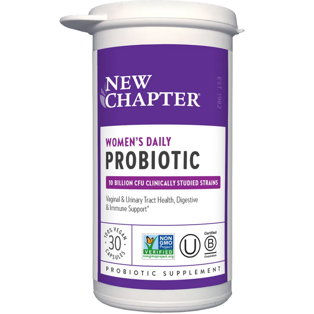 New Chapter Women's Daily Probiotic - supports urinary tract health and vaginal health