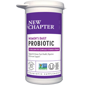 New Chapter Women's Daily Probiotic - supports urinary tract health and vaginal health