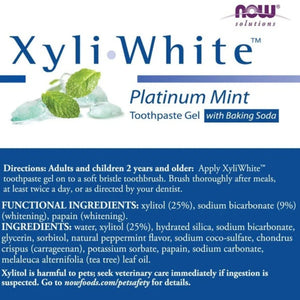 XyliWhite Toothpaste Platinum Mnt NOW