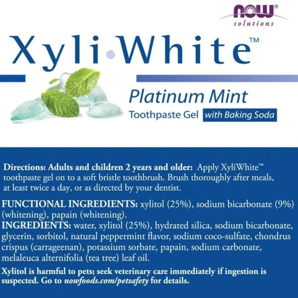XyliWhite Toothpaste Platinum Mnt NOW