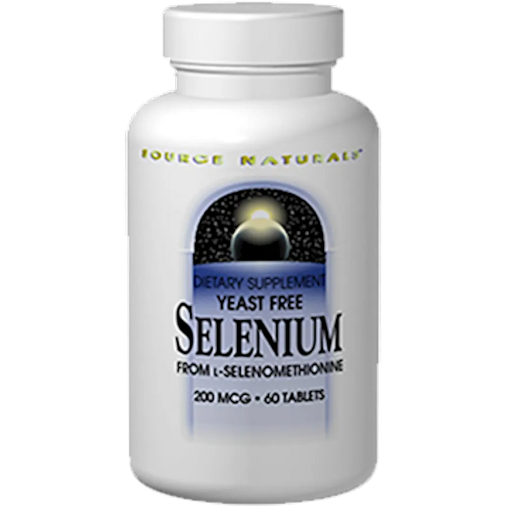 Yeast Free Selenium 200mcg Source Naturals