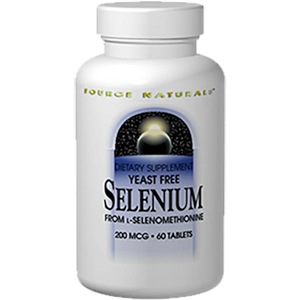 Yeast Free Selenium 200mcg Source Naturals