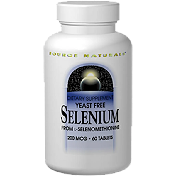 Yeast Free Selenium 200mcg Source Naturals