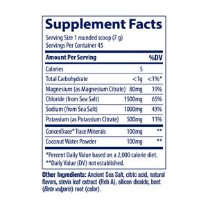 ZEROLyte Electrolytes & Coconut Water Powder, Salty Berry Lemondae
