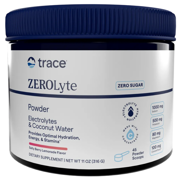 ZEROLyte Electrolytes & Coconut Water Powder, Salty Berry Lemondae