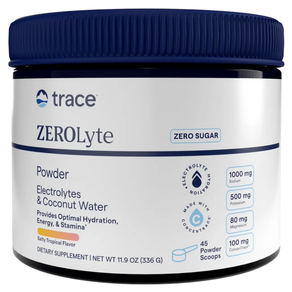 ZEROLyte Electrolytes & Coconut Water Powder, Salty Tropical