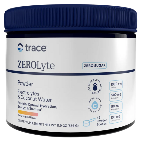 ZEROLyte Electrolytes & Coconut Water Powder, Salty Tropical